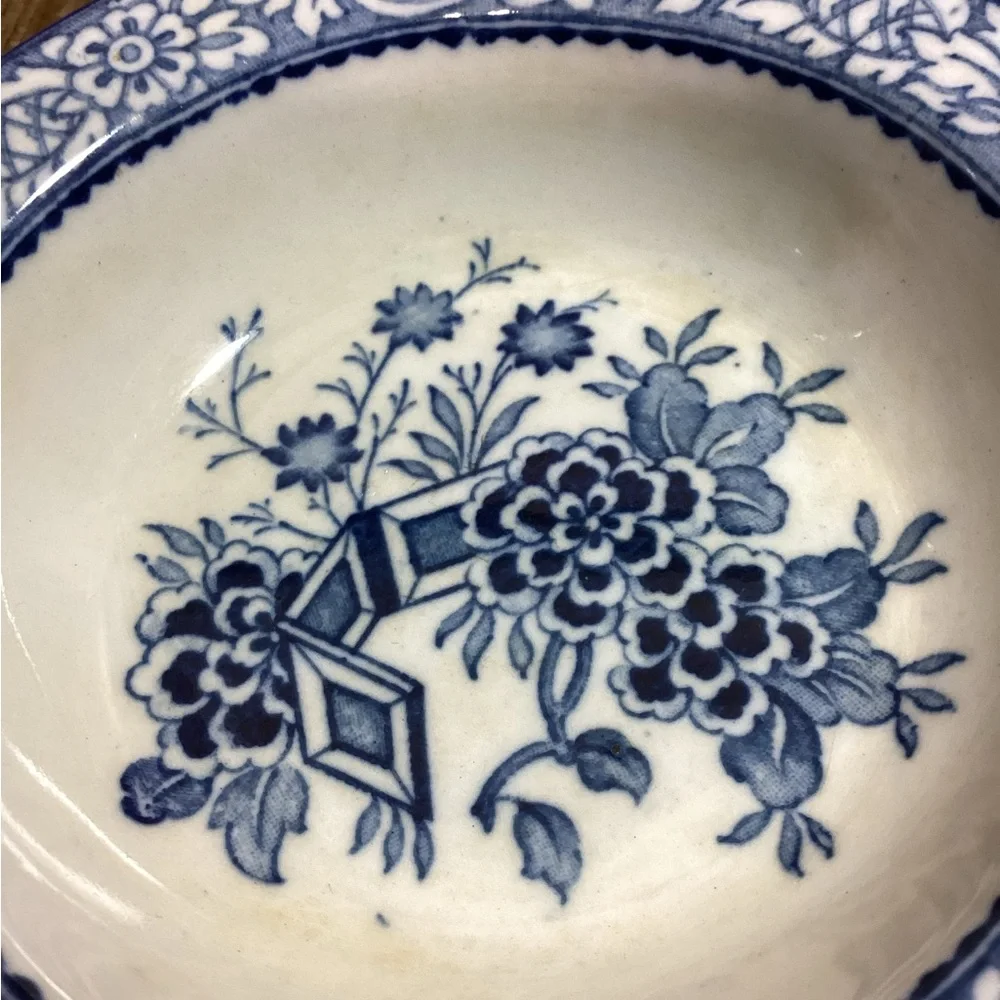 Vintage Wood’s Ware Wincanton Blue Wood’s & Sons Floral Bowl Set